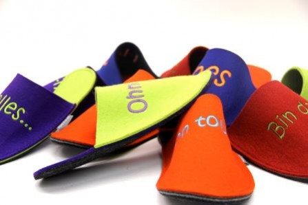 Pantoffeln Alpenfilz Filz