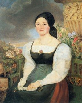 Linzer Festtracht Gemälde