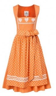 Dirndl Orange Dots Jan&Ina Trachten