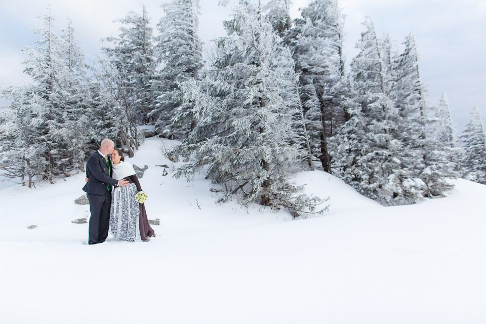 Berghochzeit im Schnee