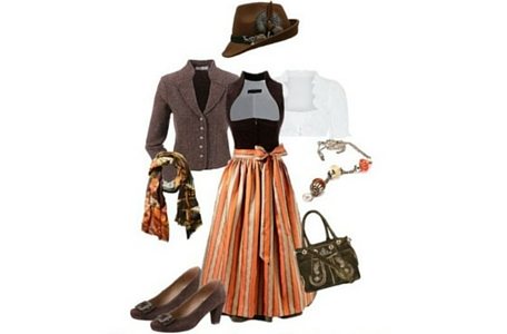 Herbsttyp Dirndl Farben