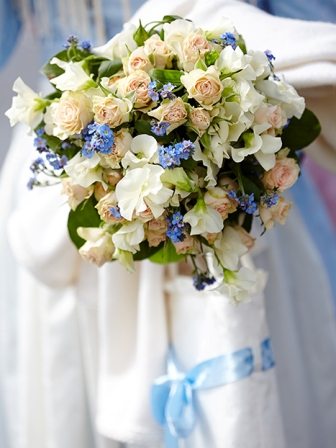 Trachtenhochzeit Tegernsee Brautstrauß