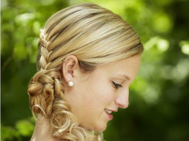 Flechtfrisur Doppelter Zopf