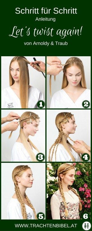 Let's twist again - Dirndlfrisur zum Nachstylen