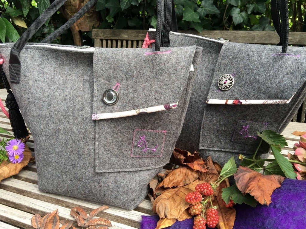 Greta Unikate aus Wollfilz TaschenfürsLeben