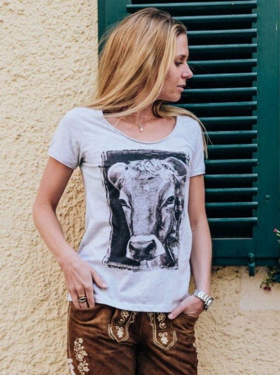 Vronikaa Shirt mit Allgäuer Kuh