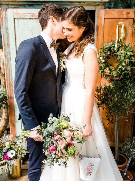 Styled Shooting Tian Van Tastique Brautdirndl Lang