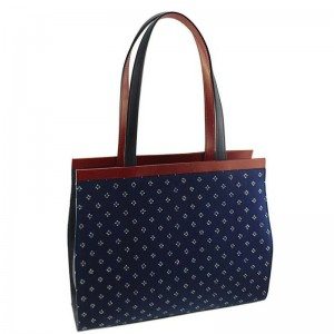 Ledertasche mit Blaudruck von Dilians