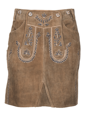 Lederrock Dirndl-Alternative Trachtenamazonen Rock Bayern