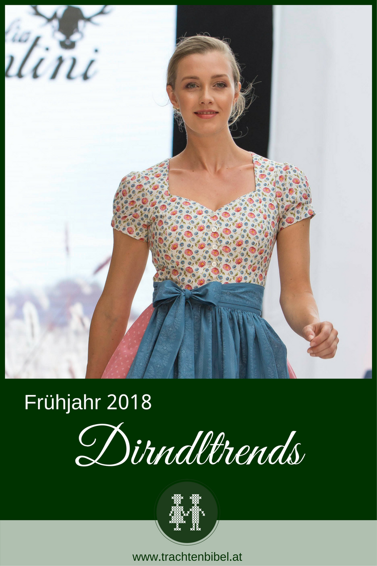 Welche Farben und Schnitte sind beim Dirndl im Frühjahr 2018 aktuell? Hier die Dirndltrends entdecken! #dirndltrends