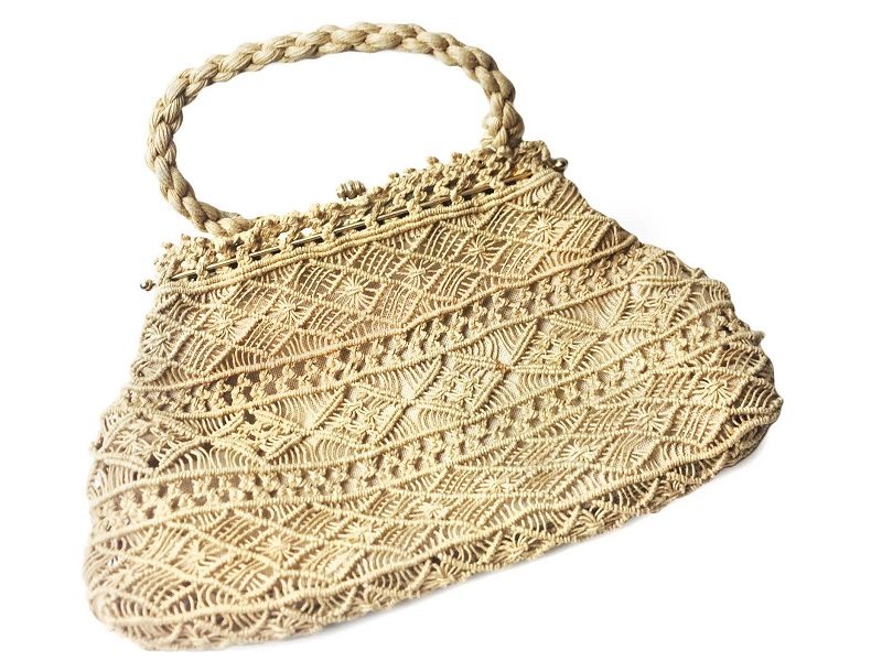 Makramee Tasche Vintage