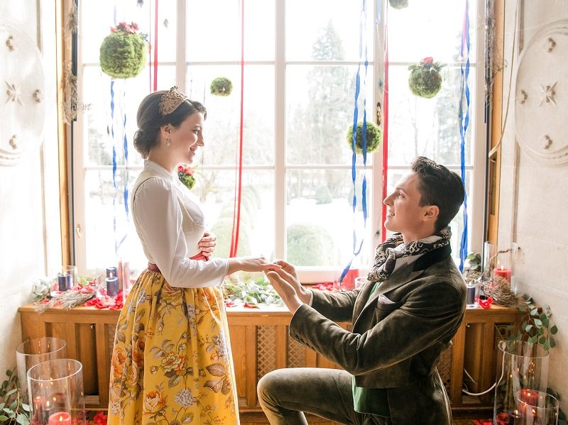 Verlobung im Jagdschloss