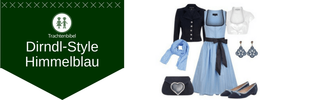 Himmelblau Dirndl Outfit