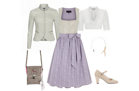 Dirndl Kinga Mathe Style Lilac
