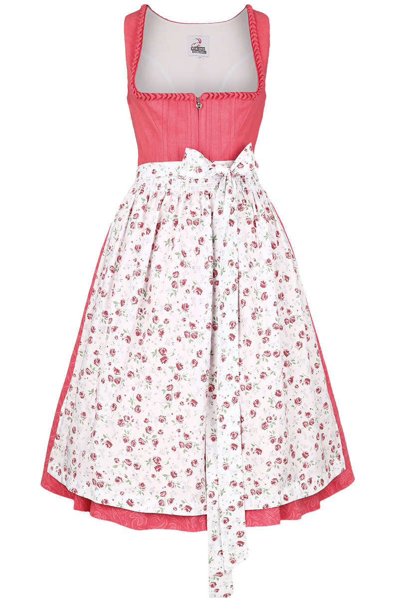 Dirndl Midi Koralle Turi D811091 Baerbel