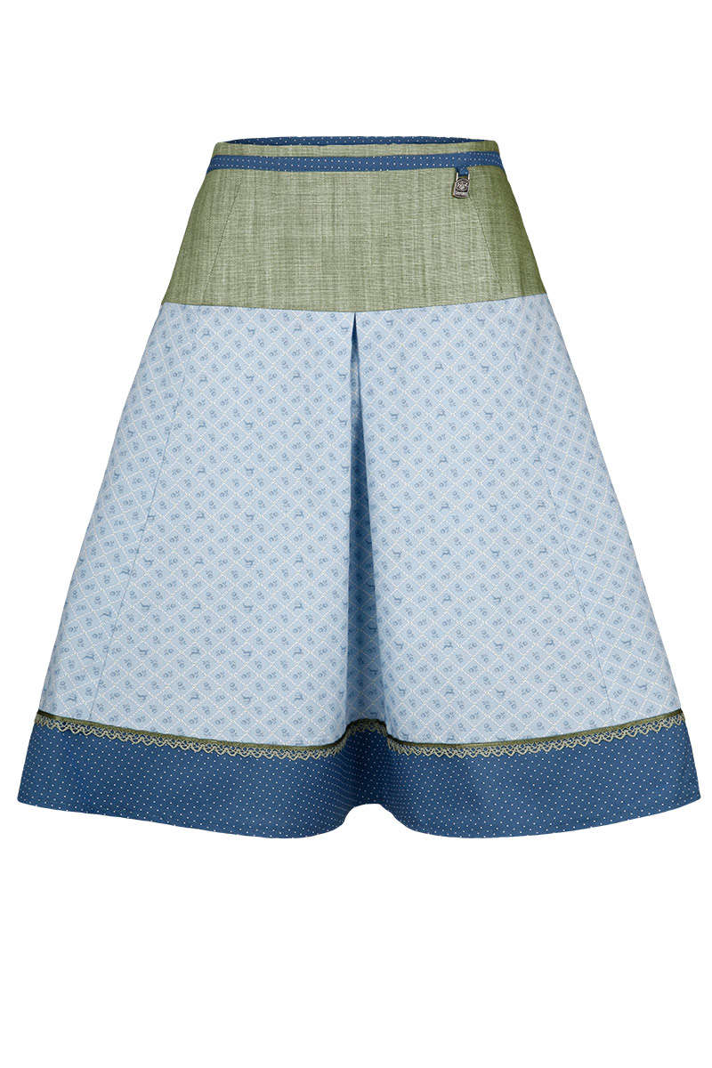 Trachten Rock Gruen Hellblau Hammerschmid Starnberg 43106