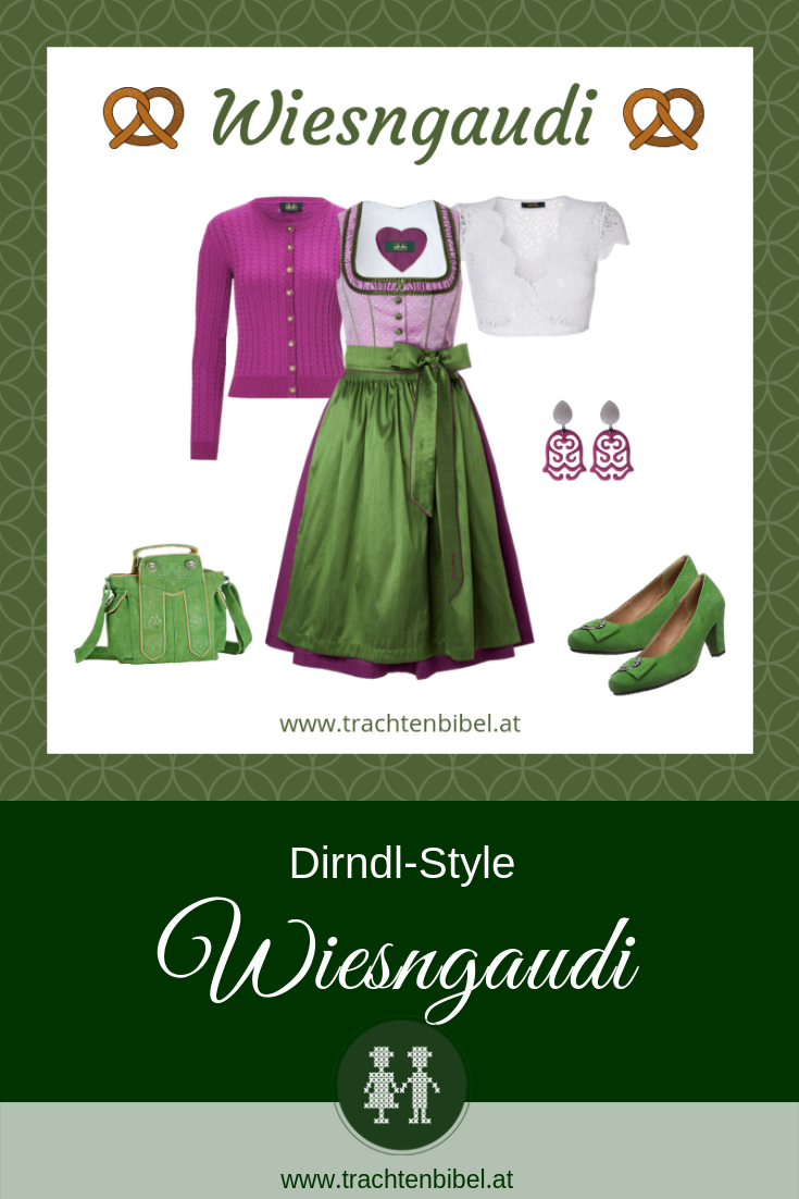 Farbenfrohes Dirndl von Wiesnkönig