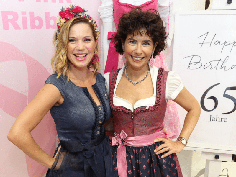 Trachtenbotschafterin Johanna Setzer, Damenwiesn Gründerin Sonja Kato-Mailath-Pokorny