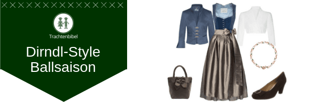 Ballsaison Dirndl Outfit