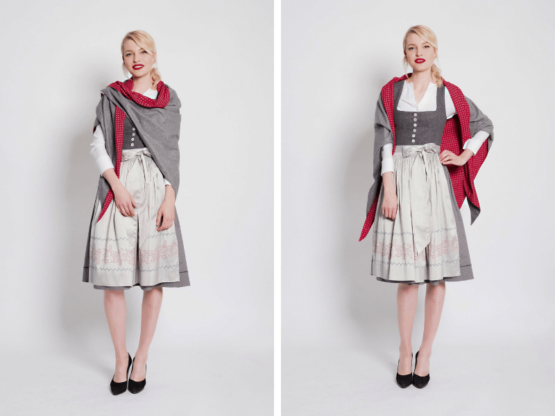 Dreieckstuch Schultertuch Variante 1 Und 2