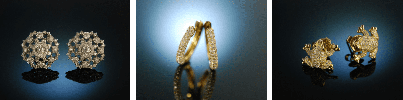 Halsbandaffaire Ohrringe