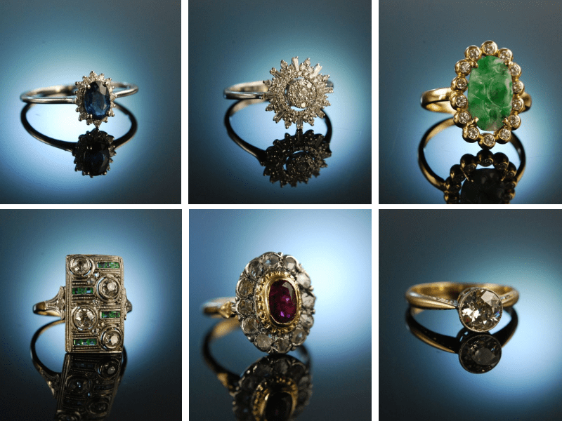 Halsbandaffaire Ringe