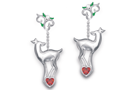 Trachtenohrringe Rehe Wetterleuchten